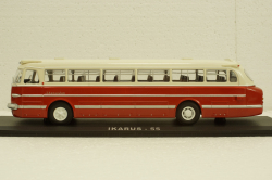 Икарус-55 красный, 04007,  Classicbus 1:43