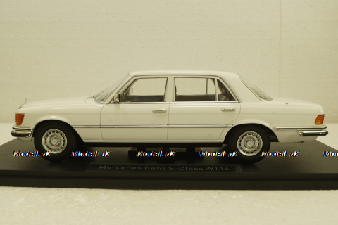Mercedes S-class 450 SEL 6.9 (W116) 1975 White, IScale 1:18