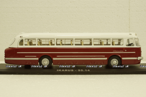 Икарус-55.14, бело-красный, 04007С, Classicbus 1:43
