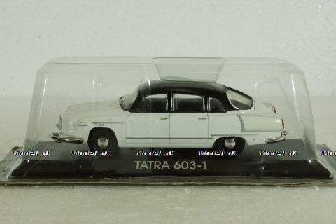 Tatra 603-1, white, DeAgostini 1:43