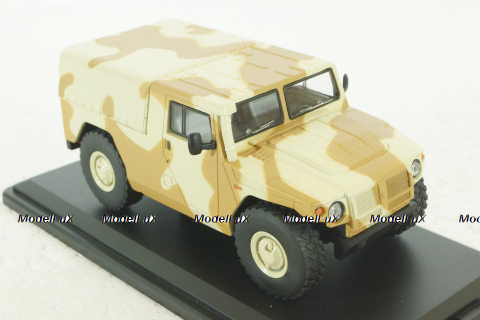 Газ-233002 Тигр с тентом, камуфляж, SSM2003, SSM 1:43