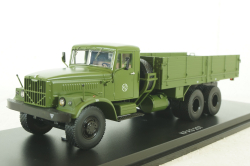 Краз-257 бортовой, хаки, SSM1070, SSM 1:43