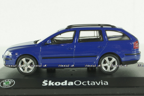 Skoda Octavia Combi II blue, Abrex 1:43