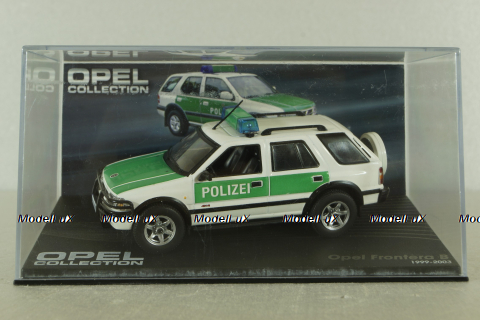 Opel Frontera B Polizei 1999, yellow, OPC083, Opel Collection #83 1:43