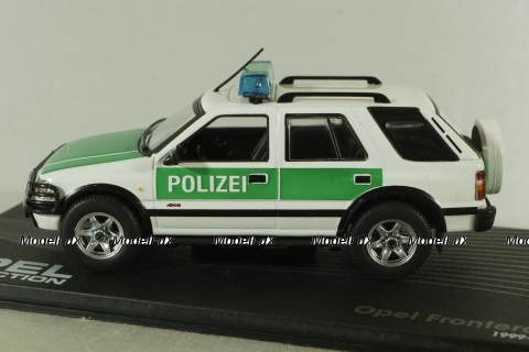 Opel Frontera B Polizei 1999, yellow, OPC083, Opel Collection #83 1:43