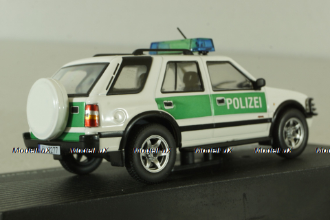 Opel Frontera B Polizei 1999, yellow, OPC083, Opel Collection #83 1:43