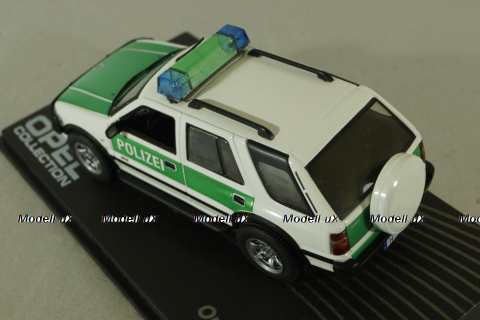 Opel Frontera B Polizei 1999, yellow, OPC083, Opel Collection #83 1:43