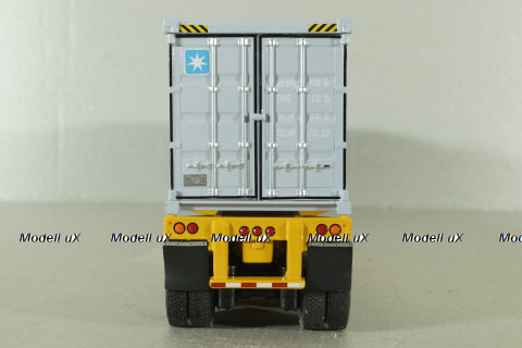 Freghtliner Cascadia with 40' dry goods sea container Maersk, blue/grey, 71048, Diecast Masters 1:50