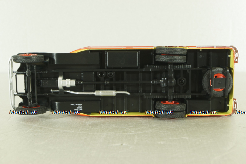 Зис-8 автобус, красно/желтый, Наши Автобусы №9, Modimio 1:43 Уценка!