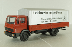 Mercedes 709-1114 truck, red, 249, NZG 1:50