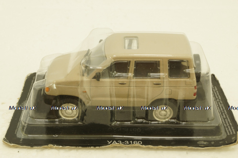 Уаз-3160, бежевый, Автолегенды СССР №228 1:43