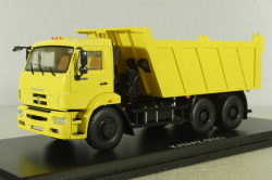 Камаз-6520 6х4 самосвал (поздний) желтый, SSM1295, SSM 1:43