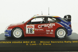 Citroen Xsara WRC #18 Loeb/Elena winner Rally San Remo 2003, RAM127, IXO 1:43