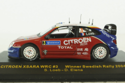 Citroen Xsara WRC #3 Loeb/Elena winner Sweden Rally 2004, RAM138, IXO 1:43