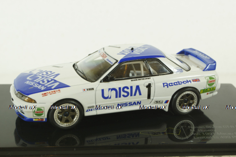 Nissan GT-R R32 Macau Guia Race Hasemi, white-blue, IXO 1:43