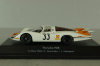 Porsche 908, 24h LeMans #33 R. Stommelen/J.Neerpasch 1968, white, 450372100, Schuco 1:43