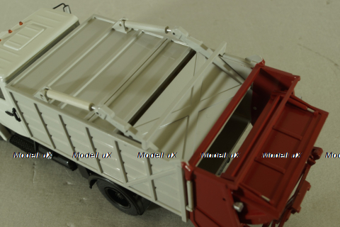 МКЗ-10 (4333) Мусоровоз на шасси Зил-4333, серый, 103375, Автоистория 1:43