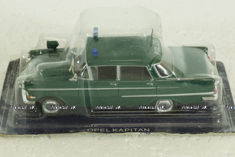 Opel Kapitan 1960 Полиция Германии, Полицейские машины мира №6, Deagostini 1:43 (без журнала)