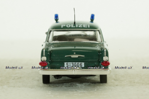 Opel Kapitan 1960 Полиция Германии, Полицейские машины мира №6, Deagostini 1:43 (без журнала)