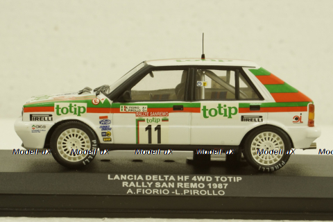 Lancia Delta  HF Totip Rally San Remo 1987, SCR003, IXO 1:43