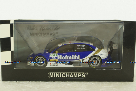 Audi A4 (2006) Hofmuhl, Team Futurecom Time, DTM 2008 #20 Katherine Legge, Minichamps 1:43