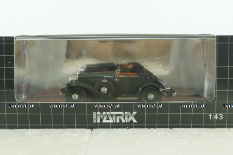 Stutz DV32 Super Bearcat 1932, Matrix 1:43