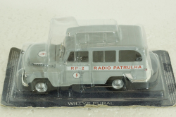 Rural Willys Radio Patrulha Policia 1970, Полицейские машины мира №60, Deagostini 1:43 (без журнала)