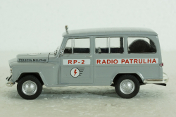Rural Willys Radio Patrulha Policia 1970, Полицейские машины мира №60, Deagostini 1:43 (без журнала)
