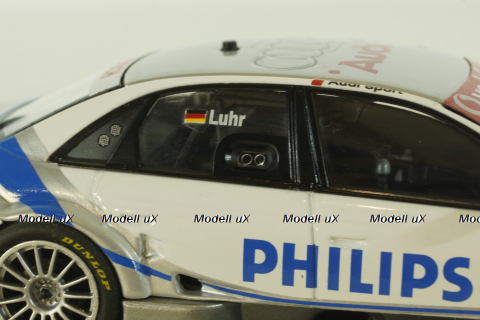 Audi A4 PHILIPS, Lucas Luhr, Audi Sport Team Rosberg, DTM 2007, Minichamps 1:43