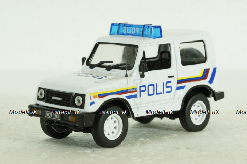 Suzuki Samurai "Polis", Полицейские машины мира №33, DeAgostini 1:43 (без журнала)