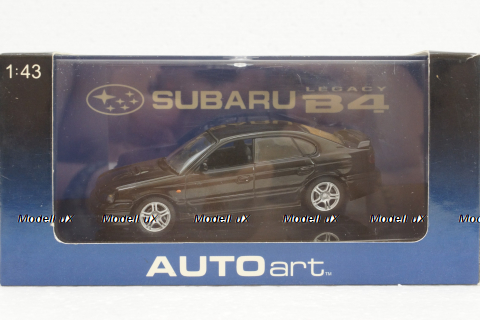 Subaru Legacy B4 1999, black, 58613, AutoArt 1:43