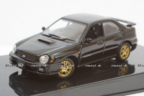 Subaru Impreza WRX STI 2001, black, 58643, AutoArt 1:43