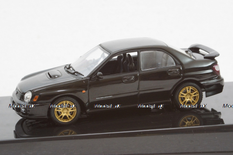 Subaru Impreza WRX STI 2001, black, 58643, AutoArt 1:43