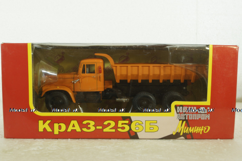 Краз-256Б самосвал, из к/ф Мимино, оранжевый, Н781, Наш Автопром 1:43