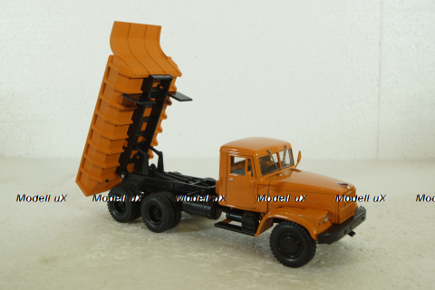 Краз-256Б самосвал, из к/ф Мимино, оранжевый, Н781, Наш Автопром 1:43