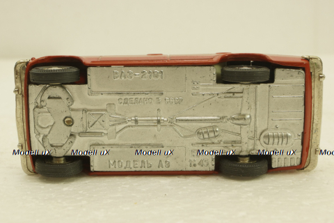 Ваз-2101, А9, красный, Олимпиада 80, Тантал/Радон 1:43