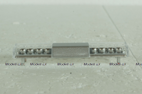 Световая балка для спец авто №3 (белая),  1:18