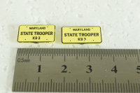 Комплект номерныx знаков Maryland 1:18