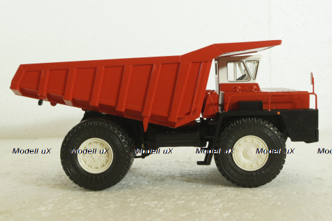 Белаз-548, карьерный самосвал, красный, Н007, Наш Автопром 1:43