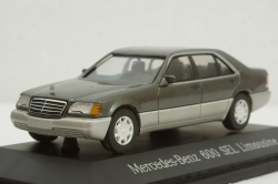 Mercedes 600SEL Limousine, W140, grey, 70034, Herpa 1:43