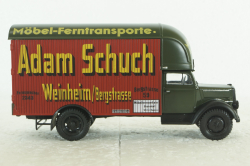 Opel Blitz Mobel Adam Schuch, green, Altaya 1:43