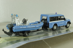 Iveco Massif Polizia с катером, 53131POL,Mondo Motors 1:43