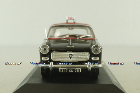 Peugeot 404 Taxi Paris 1962, black Altaya 1:43 Уценка!
