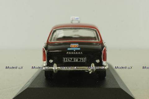 Peugeot 404 Taxi Paris 1962, black Altaya 1:43 Уценка!
