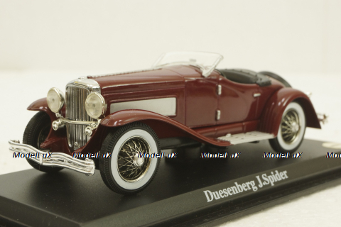 Duesenberg J.Spider, red, Del Prado 1:43