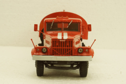 Краз-258 с п/прицепом ТЗ-22, красный, АвтоИстория 1:43