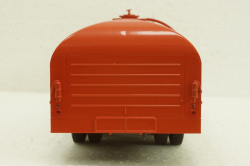 Краз-258 с п/прицепом ТЗ-22, красный, АвтоИстория 1:43