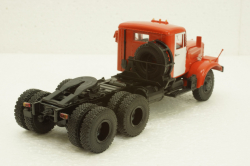 Краз-258 с п/прицепом ТЗ-22, красный, АвтоИстория 1:43