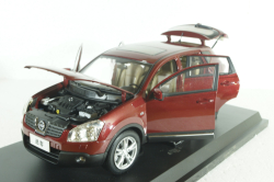 Nissan Qasquai, red, Paudi 1:18