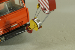 КС-3575А-1 автокран 12,5т на шасси Камаз-55313, красный/желтый Minigrad 1:43